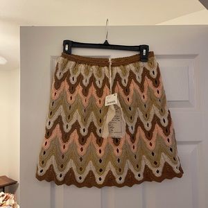 Brand NEW with tags Free People knit skirt - Fits like medium